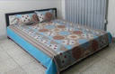 Comfort and Style  Vatika Design  King Size Bedsheet Set 7 x8 Feet
