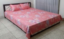 Stylish Color Fabric Bed sheet With Two Matching Pillow Covers